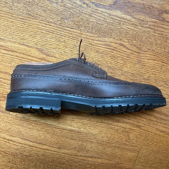 NWOT Alden Men's Size 8.5D Medallion Wingtip Oxfords - Picture 4 of 8